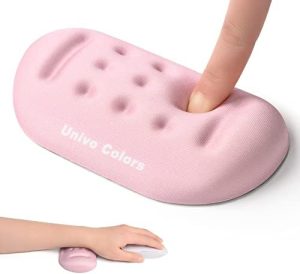 Univo Colors Pink Superfine Memory Foam Wrist Rest Soft Gel ...