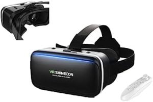 VR Headset for iPhone & Android with Controller, Universal V...