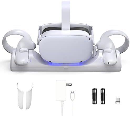 VR Charging Station for Oculus Quest 2/Meta Quest 2, Chargin...