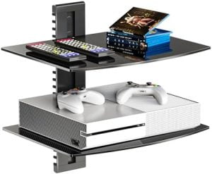 WALI Floating Entertainment Center Shelves, Holds Up to 17.6...