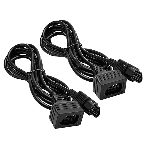 CUENSTOP 7 Pin NES Controller Extension Cable, 2-Pack 1.8M/6...