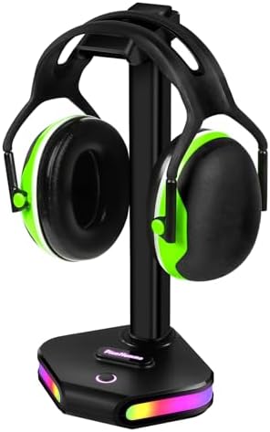 PicoHemmo Headphone Stand for Desk Gaming RGB Headset Holder...