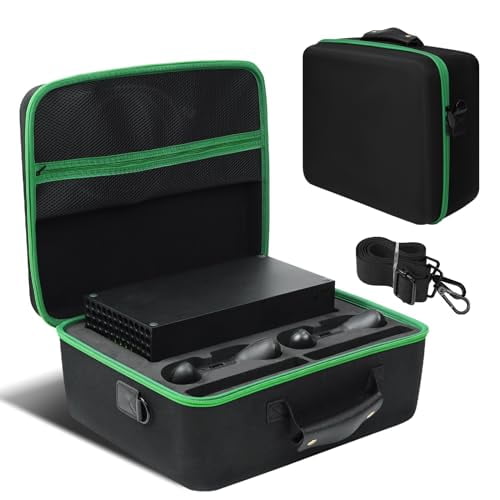 LVKAYCE Hard Carrying Case Compatible with Xbox Series X, Pr...