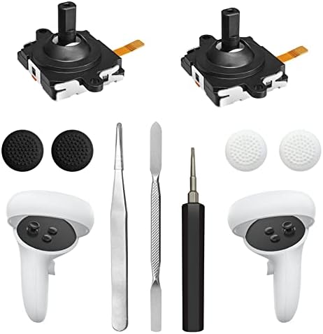 Joystick Replacement Kit for Oculus Quest 2 Controller(11 in...