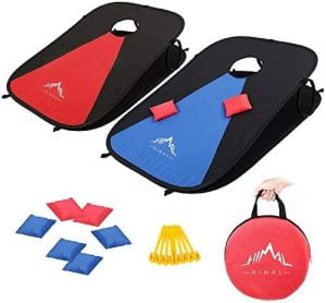 Himal Collapsible Portable Corn Hole Boards With 8 Cornhole ...