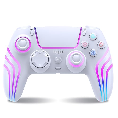 Wireless Controller for PS4 with LED Lighting, Remote Contro...