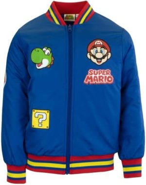 Nintendo Super Mario Bomber Jacket, Mario and Luigi Bomber J...