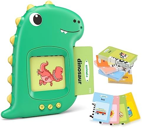 Kizmyee Toddler Toys Talking Flash Cards for Toddlers: 224 S...