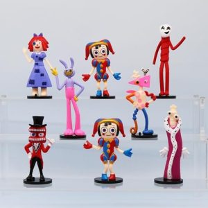 The Amazing Digital Circus Toy Figure,8PCS TADC Figure PVC A...