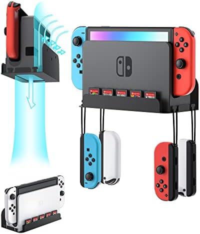 ZAONOOL Wall Mount for Nintendo Switch and Switch OLED, Meta...