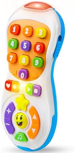 JOYIN Baby Toys 6-12 Months - TV Remote Control Toy with 40+...