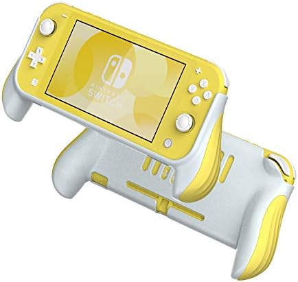 Laimax Grip Case for Nintendo Switch Lite, Yellow, Ergonomic...