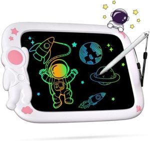 LCD Writing Tablet for Kids, Astronaut Colorful Toddler Draw...