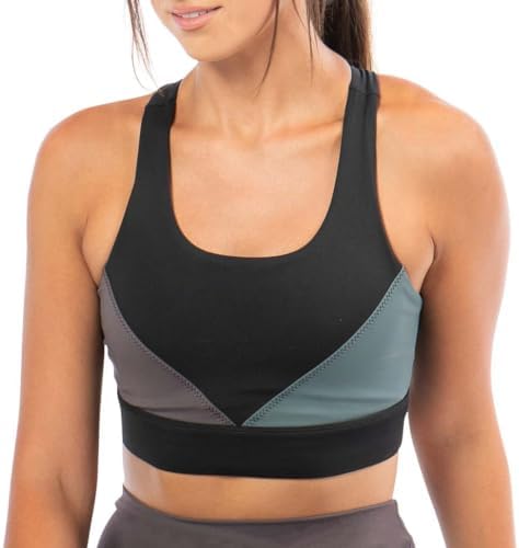 KADI Women's Racerback Color Block Bra