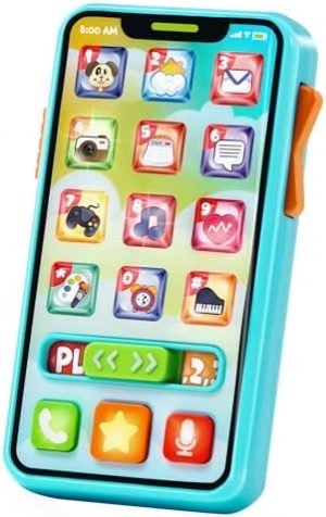 JOYIN Baby Toys 6-12 Months - Cell Phone with 4 Game Modes &...