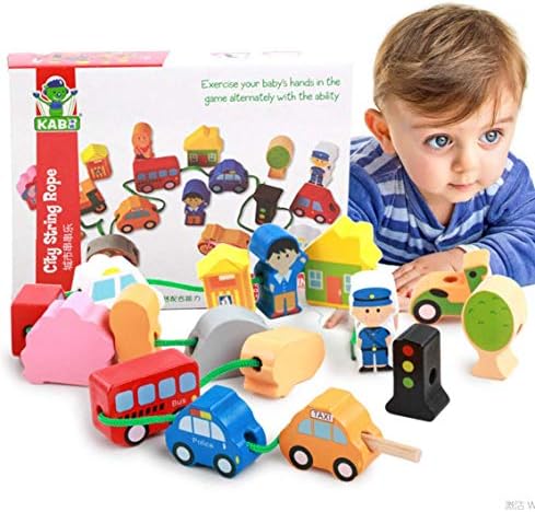 Wooden Educational Toys Wooden Shape Color Sorting Preschool...