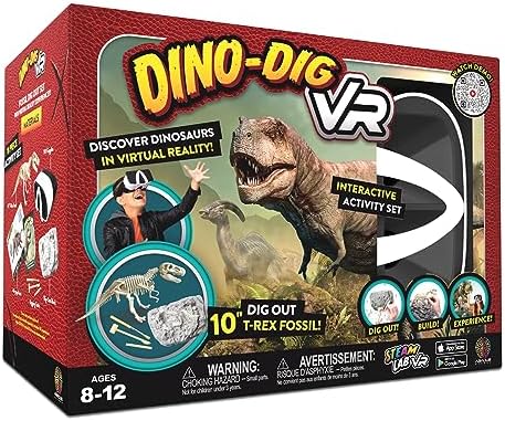 Abacus Brands STEAM Dino Dig VR - Virtual Reality Kids Scien...