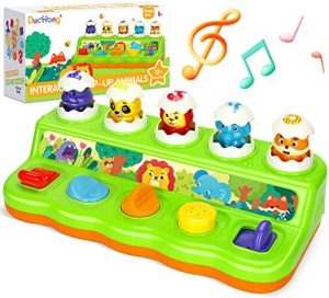 Duchong Interactive Pop Up Animals Eggs Toy with Music & Sou...