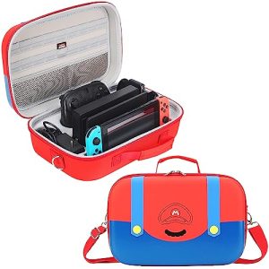 PONYRC Portable Nintendo Switch Case Large Carrying Case Sto...