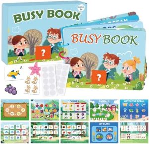 QTYORD Busy Book for Toddlers,Quiet Book Educational Toys,10...