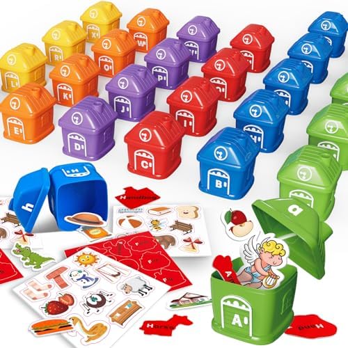 Learning Toys for Toddlers Alphabet Sorters Set with Flash C...