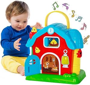 HISTOYE Musical Barn Activity Cube Learning Baby Toys for 1 ...