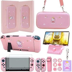 GUTIAL Accessories Bundle for Nintendo Switch - Cute Kawaii ...