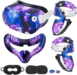 Compatible with Oculus Quest 2 Accessories,Silicone face Cov...