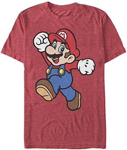 Nintendo Men's Super Mario Jump Pose T-Shirt