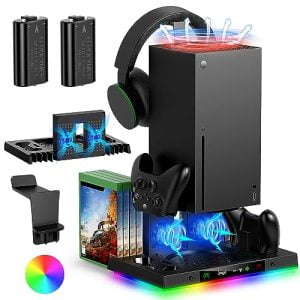 Upgrade Cooling Fan &Dual Controller Charging Station for Xb...