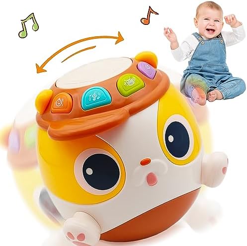 LBKJOE Baby Music Toys Tummy Time Tumbler Toy Early Developm...