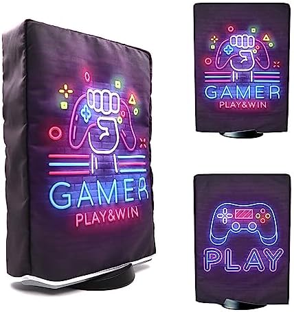 PS5 Cover Dust Proof Case Cover for PS5 Game Console Protect...