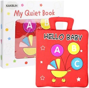 KAKIBLIN Quiet Book for Toddler Portable Baby Soft Activity ...