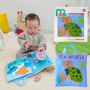 MOVEBO Quiet Book with 8 Educational Toddlers Activities - L...