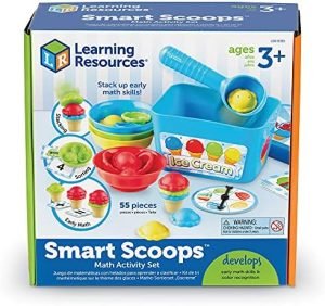 Learning Resources Smart Scoops Math Activity Set, Stacking ...