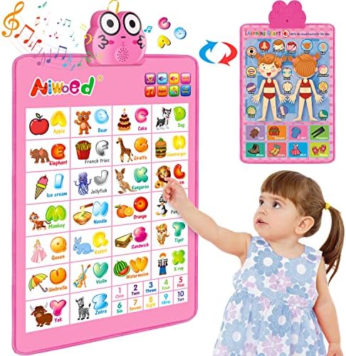 Electronic Interactive Alphabet Wall Chart, Talking ABC & 12...