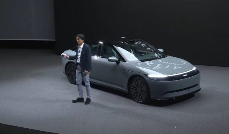 Sony shows off new Honda car by driving it with a PS5 controller